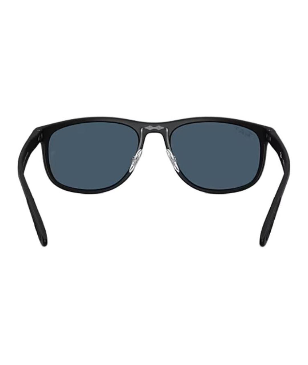RAY BAN Черные пластиковые солнцезащитные очки, фото 4