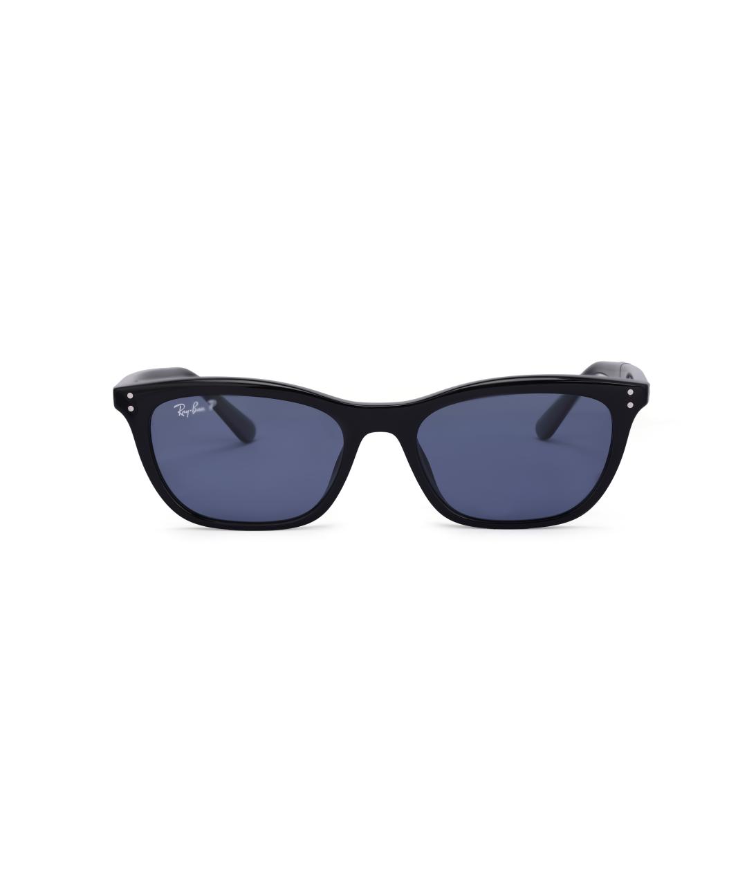 RAY BAN Черные пластиковые солнцезащитные очки, фото 2