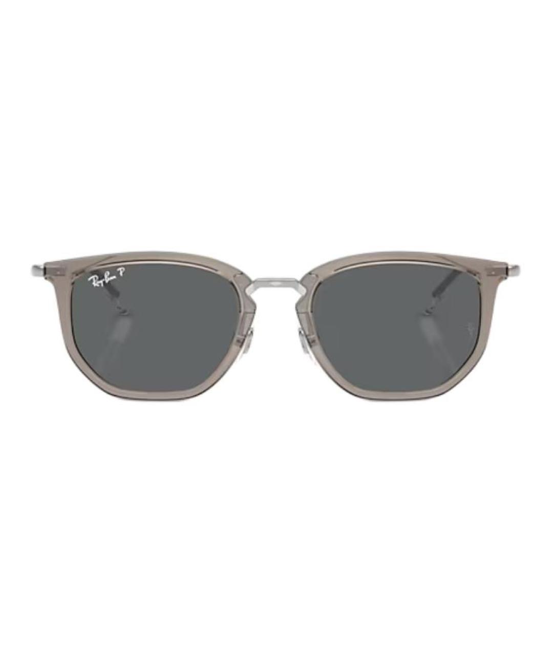 RAY BAN Серые пластиковые солнцезащитные очки, фото 2