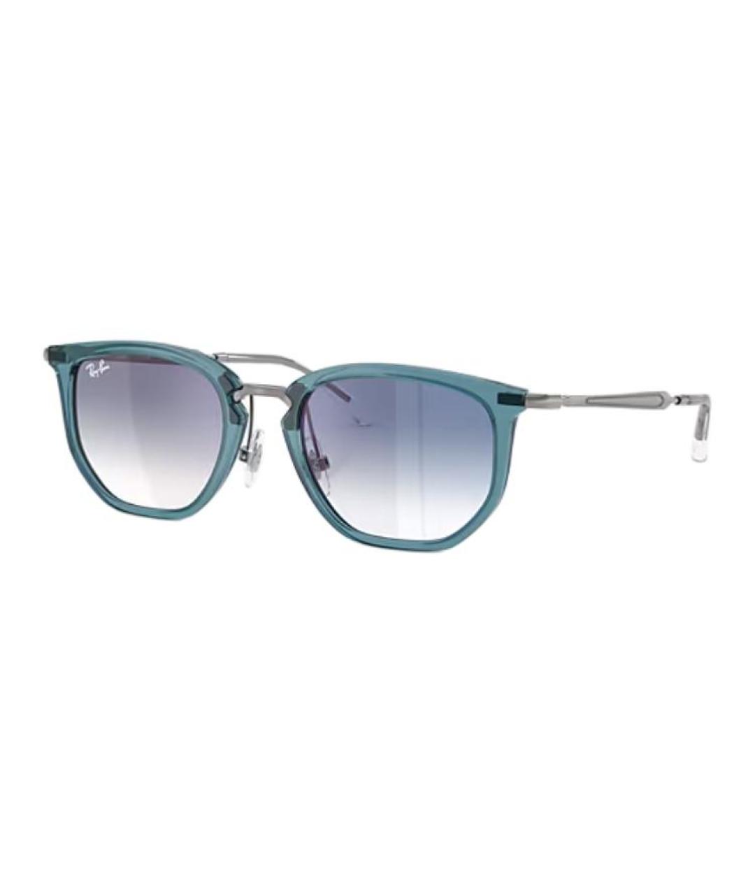 RAY BAN Синие пластиковые солнцезащитные очки, фото 1