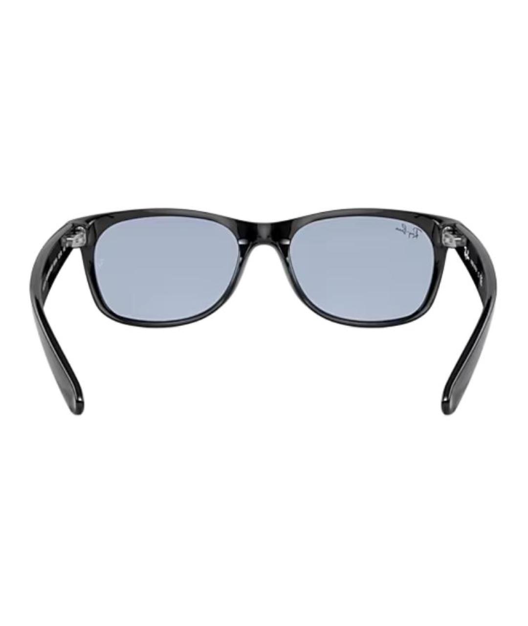 RAY BAN Черные пластиковые солнцезащитные очки, фото 5