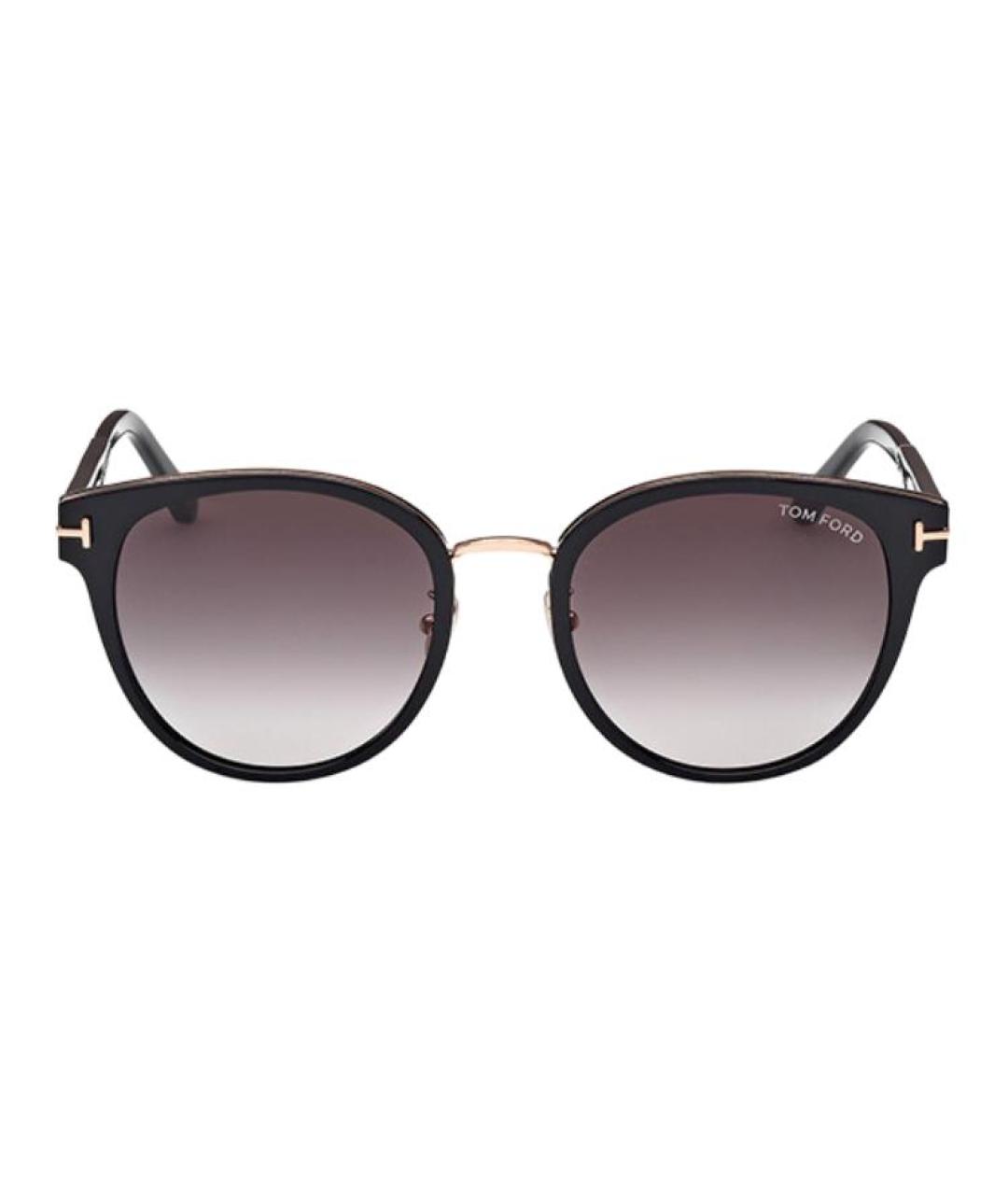 TOM FORD Черные пластиковые солнцезащитные очки, фото 2
