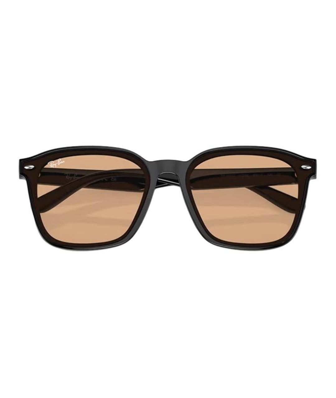 RAY BAN Черные пластиковые солнцезащитные очки, фото 3
