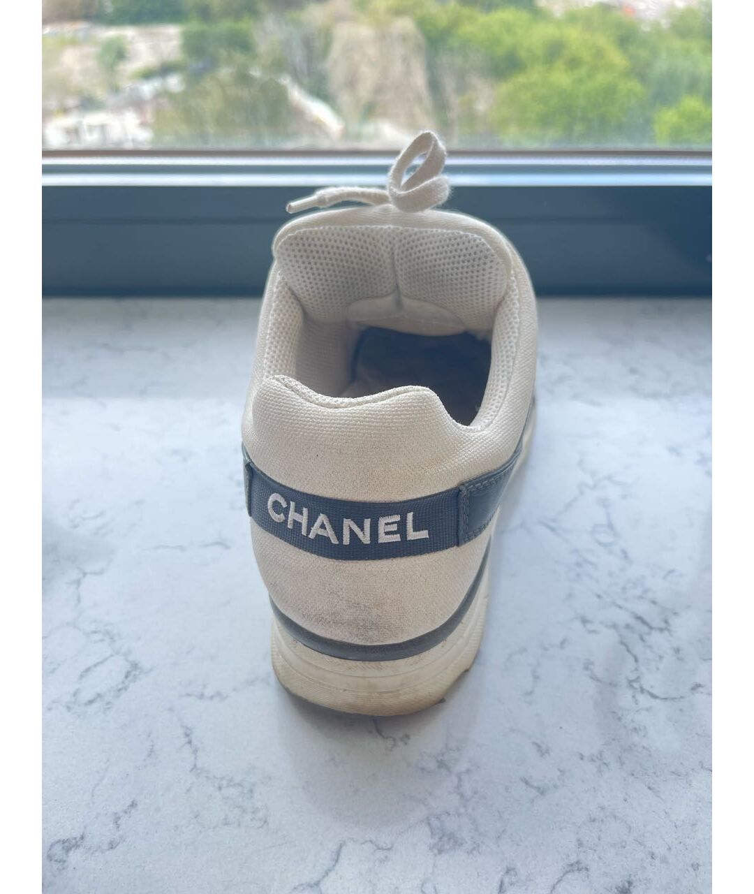 CHANEL Серые кроссовки, фото 3