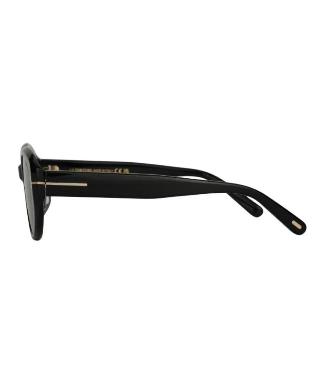 TOM FORD Черные пластиковые солнцезащитные очки, фото 3