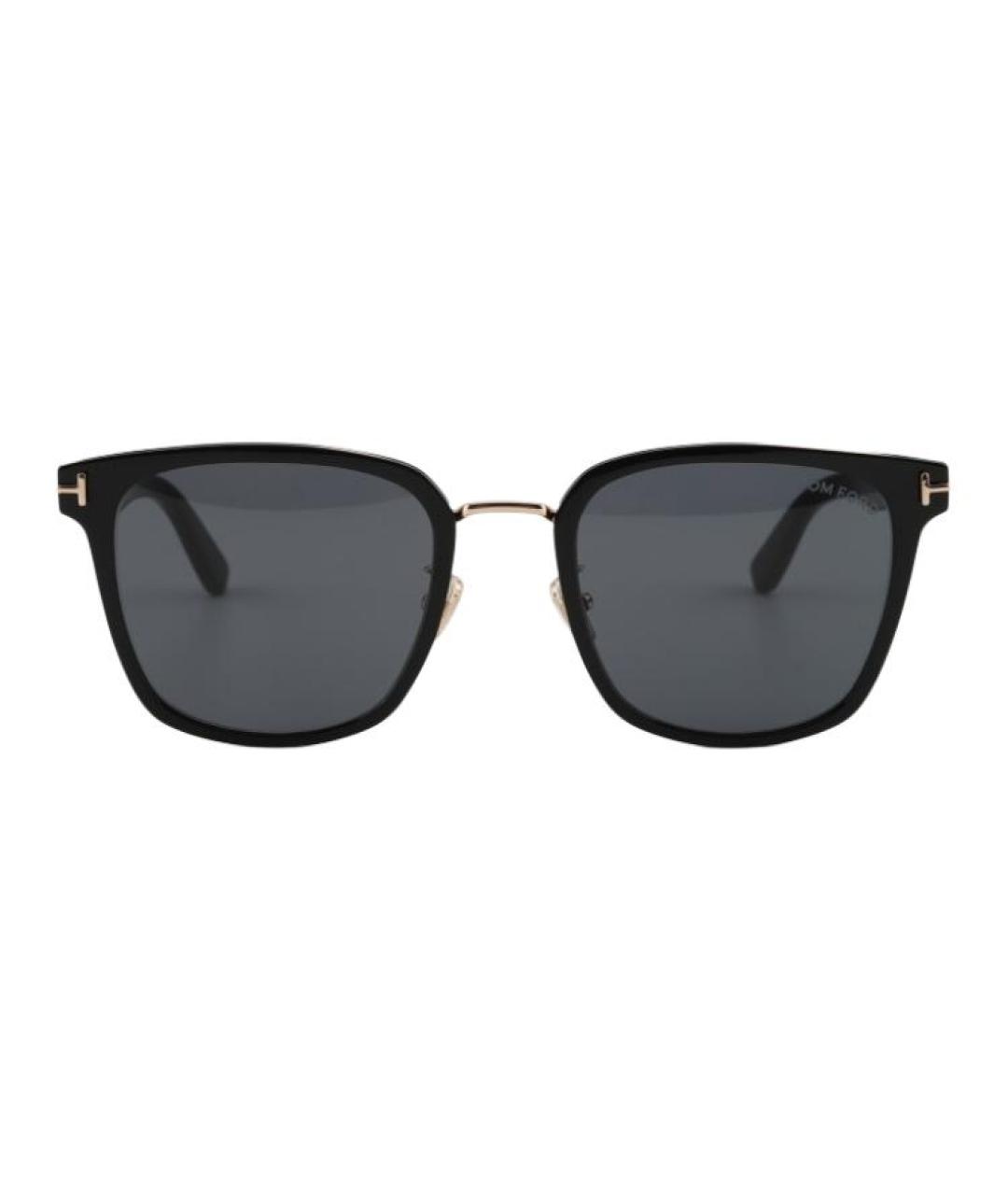 TOM FORD Черные пластиковые солнцезащитные очки, фото 2