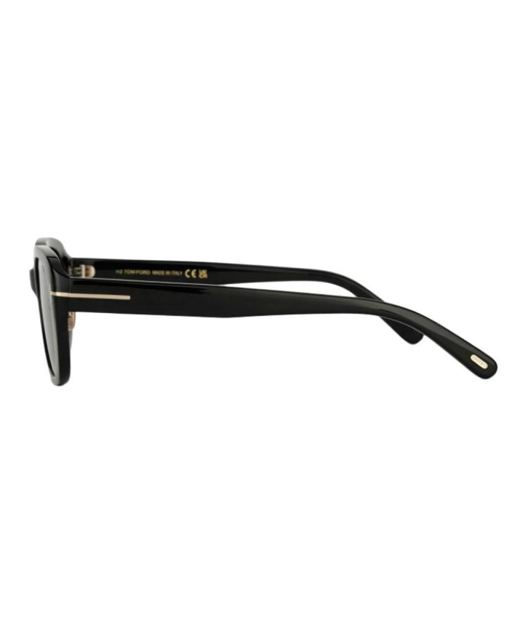 TOM FORD Черные пластиковые солнцезащитные очки, фото 3