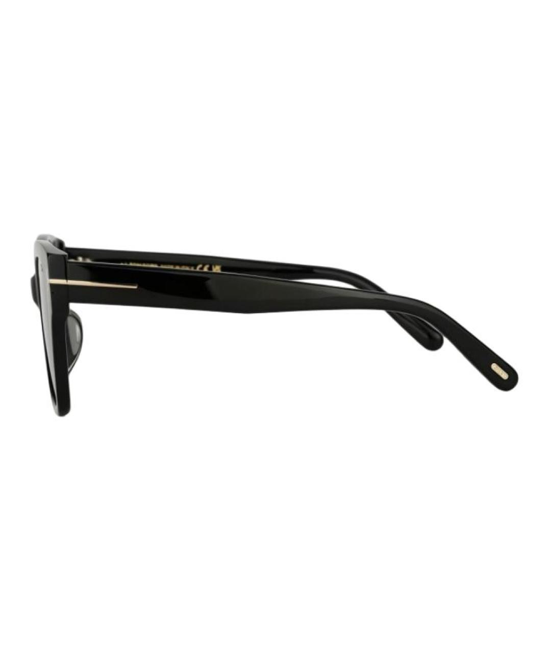 TOM FORD Черные пластиковые солнцезащитные очки, фото 3