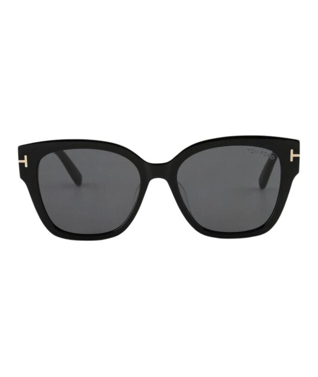 TOM FORD Черные пластиковые солнцезащитные очки, фото 2