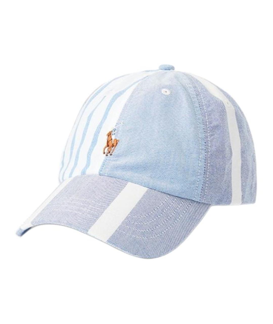 POLO RALPH LAUREN Голубая хлопковая кепка, фото 1