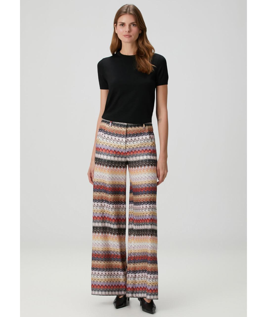 MISSONI Мульти вискозные брюки широкие, фото 2