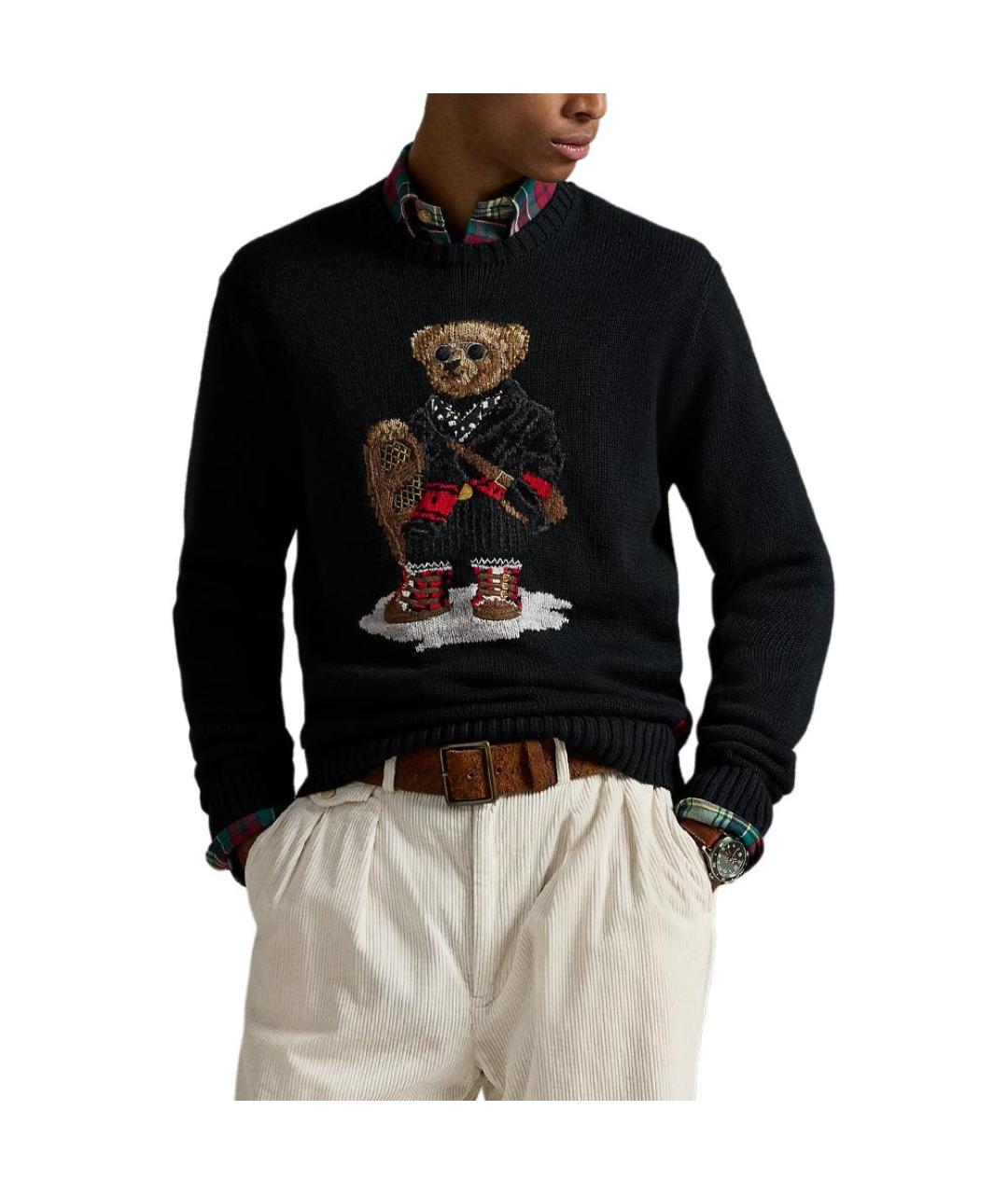 POLO RALPH LAUREN Черный джемпер / свитер, фото 3