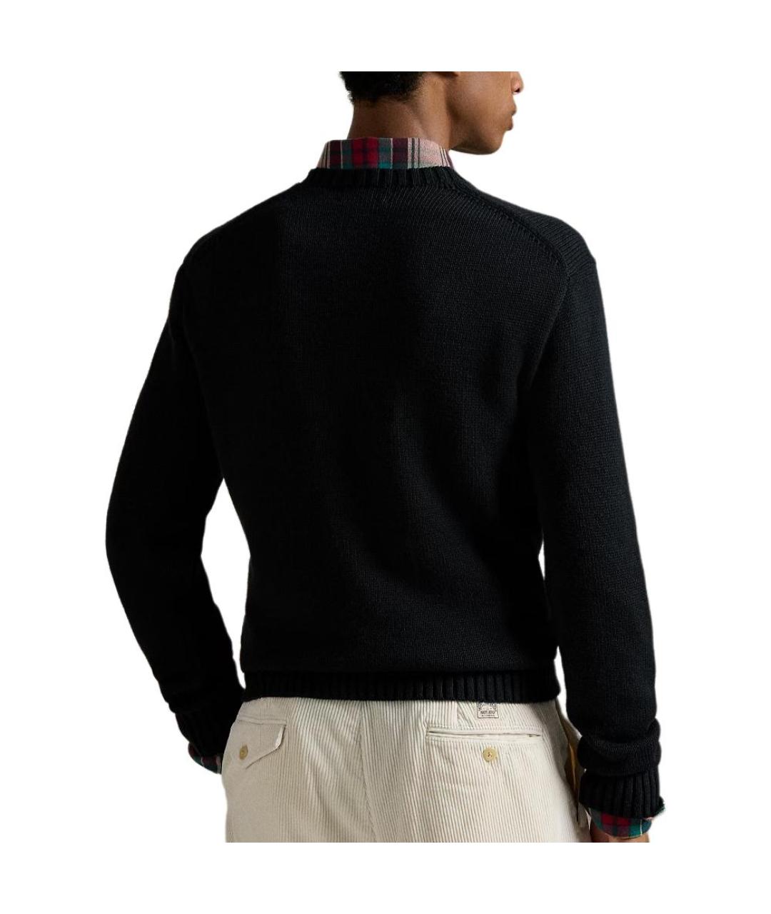 POLO RALPH LAUREN Черный джемпер / свитер, фото 4