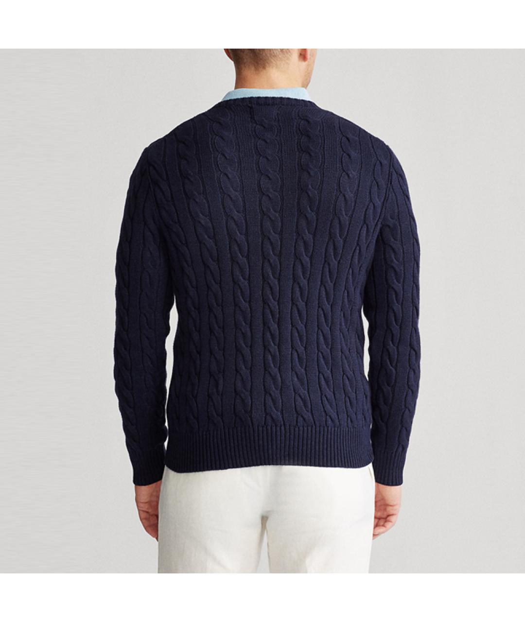 POLO RALPH LAUREN Темно-синий джемпер / свитер, фото 4