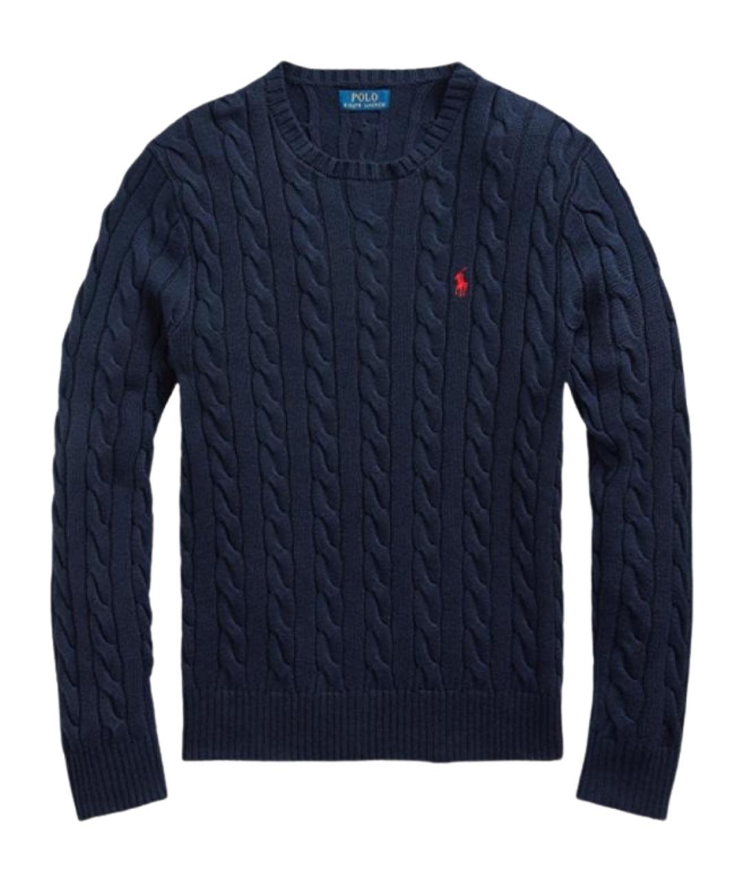 POLO RALPH LAUREN Темно-синий джемпер / свитер, фото 1
