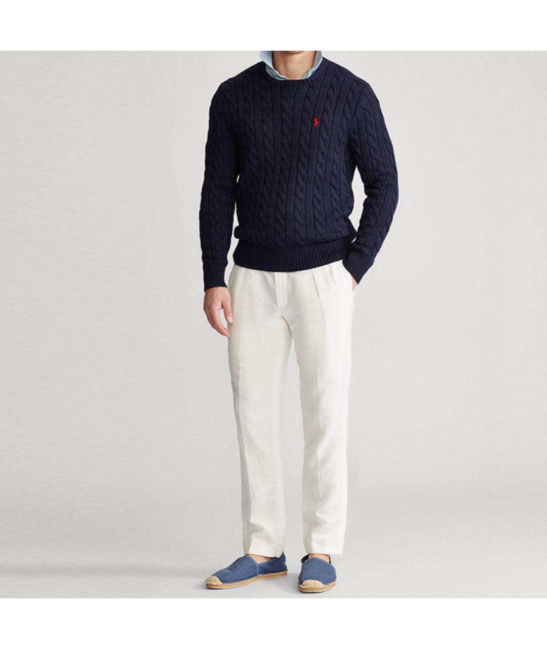 POLO RALPH LAUREN Темно-синий джемпер / свитер, фото 2