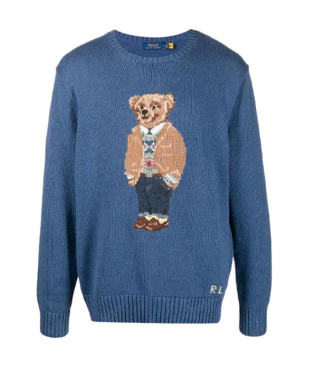 POLO RALPH LAUREN Синий джемпер / свитер, фото 2