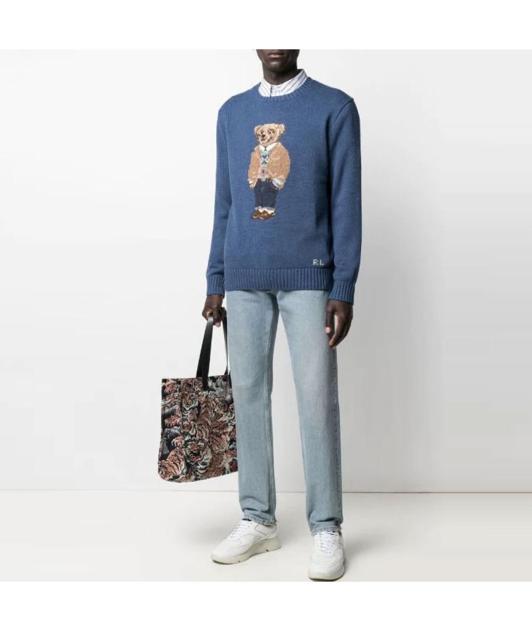 POLO RALPH LAUREN Синий джемпер / свитер, фото 3