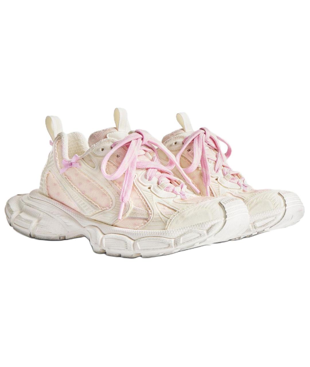 BALENCIAGA Белые синтетические кроссовки, фото 3