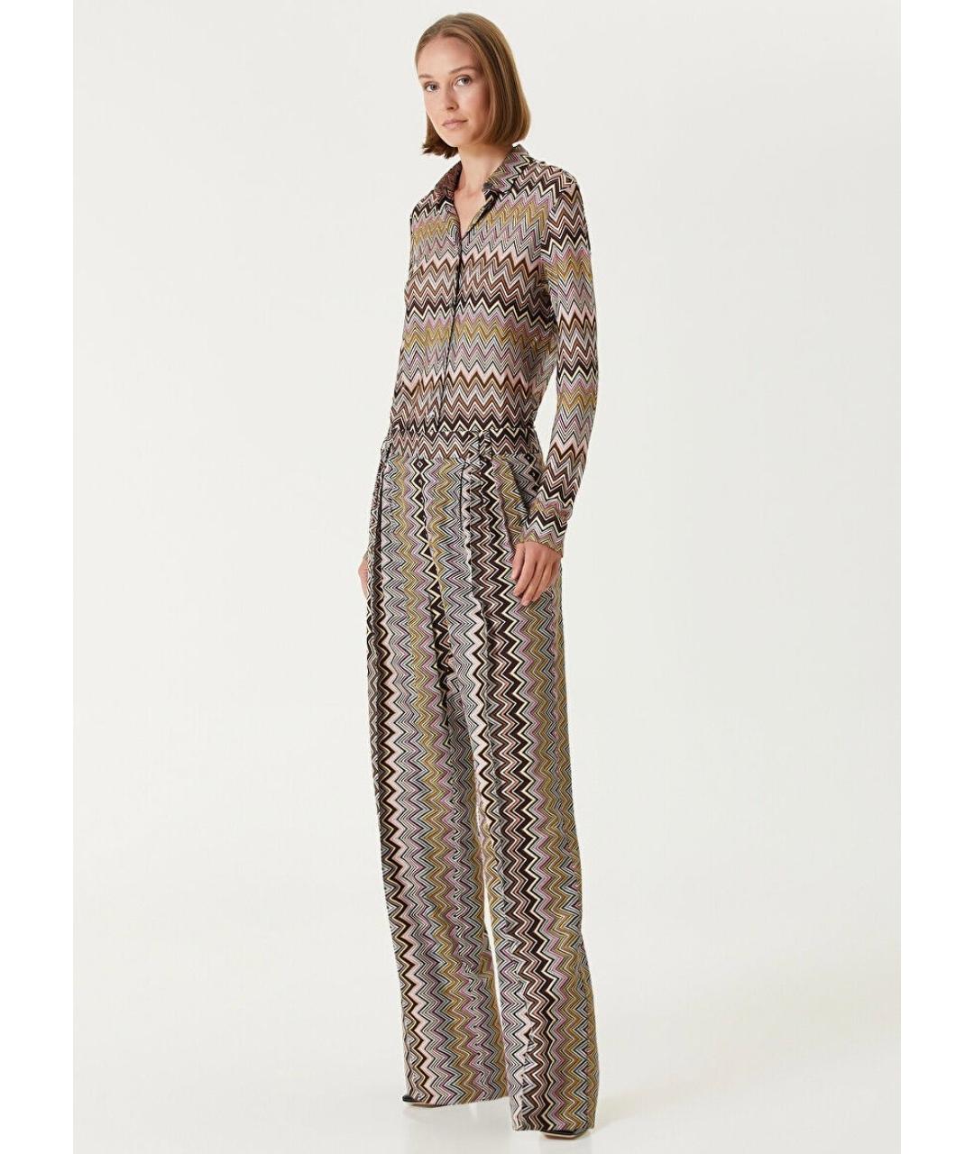 MISSONI Мульти вискозные брюки широкие, фото 5
