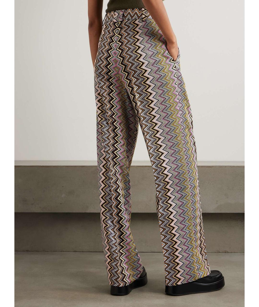 MISSONI Мульти вискозные брюки широкие, фото 4