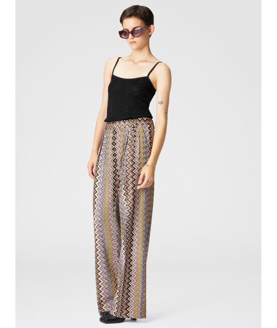 MISSONI Мульти вискозные брюки широкие, фото 6