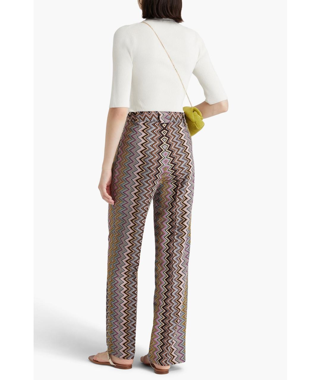 MISSONI Мульти вискозные брюки широкие, фото 9