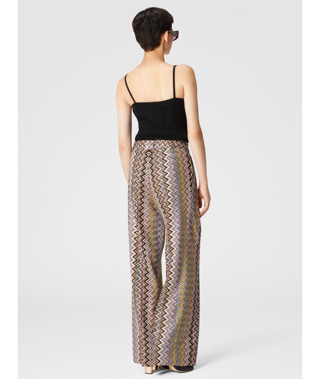 MISSONI Мульти вискозные брюки широкие, фото 7