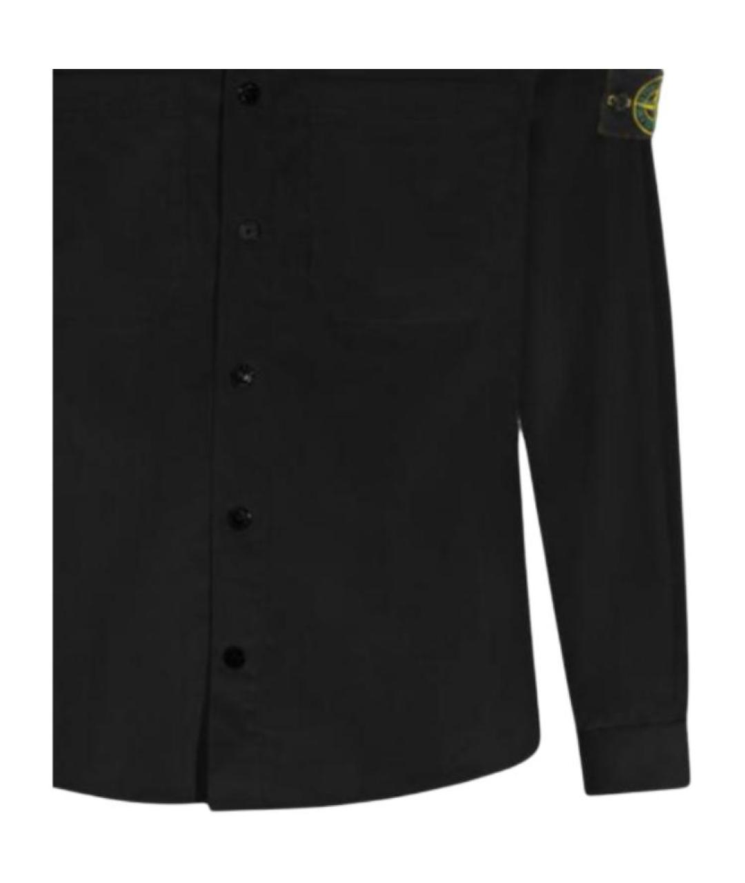 STONE ISLAND Черная рубашка, фото 4