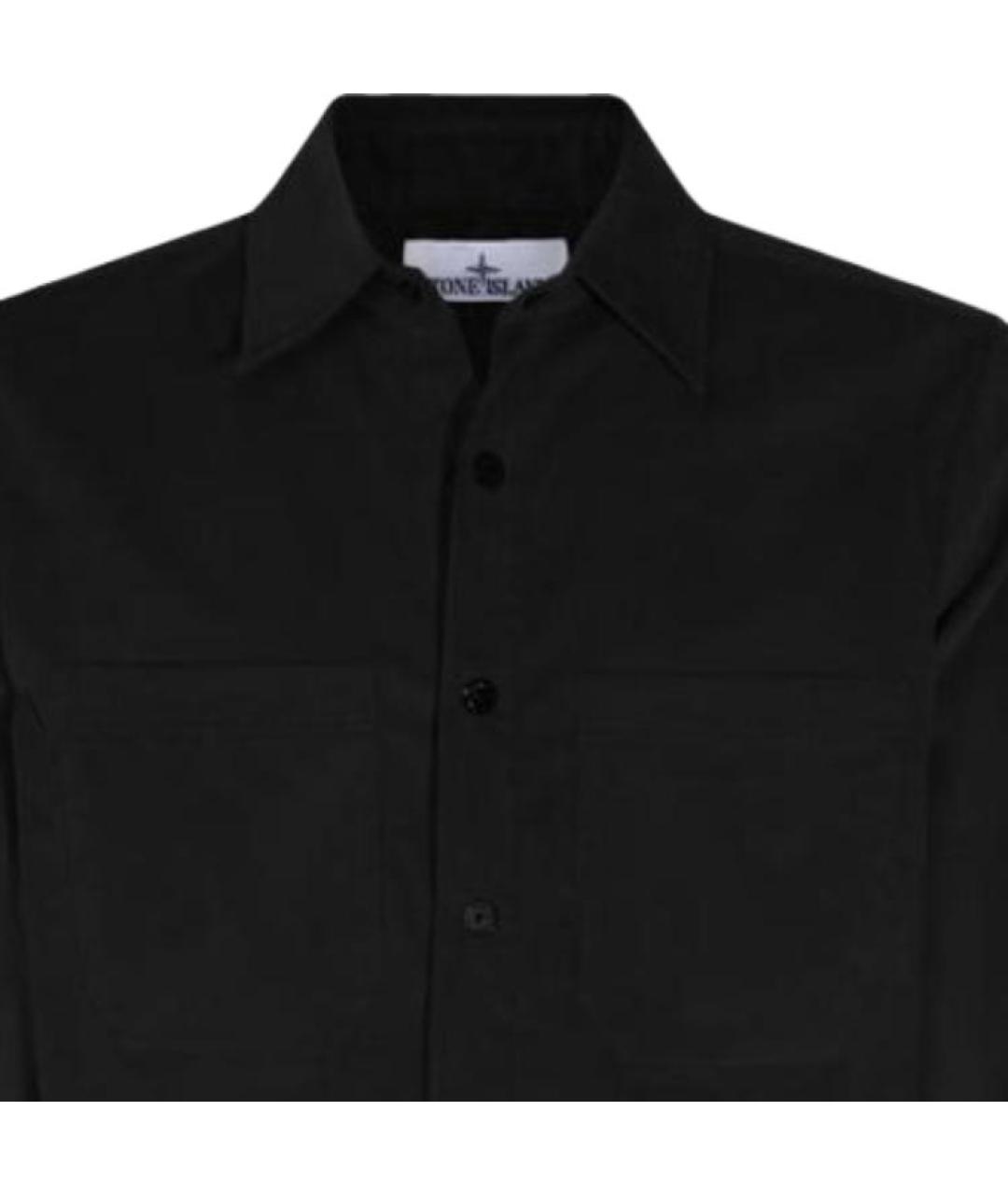 STONE ISLAND Черная рубашка, фото 3