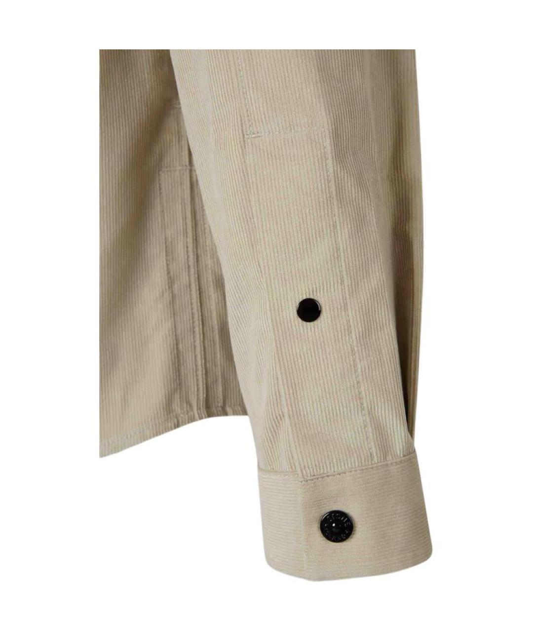 STONE ISLAND Коричневая классическая рубашка, фото 4