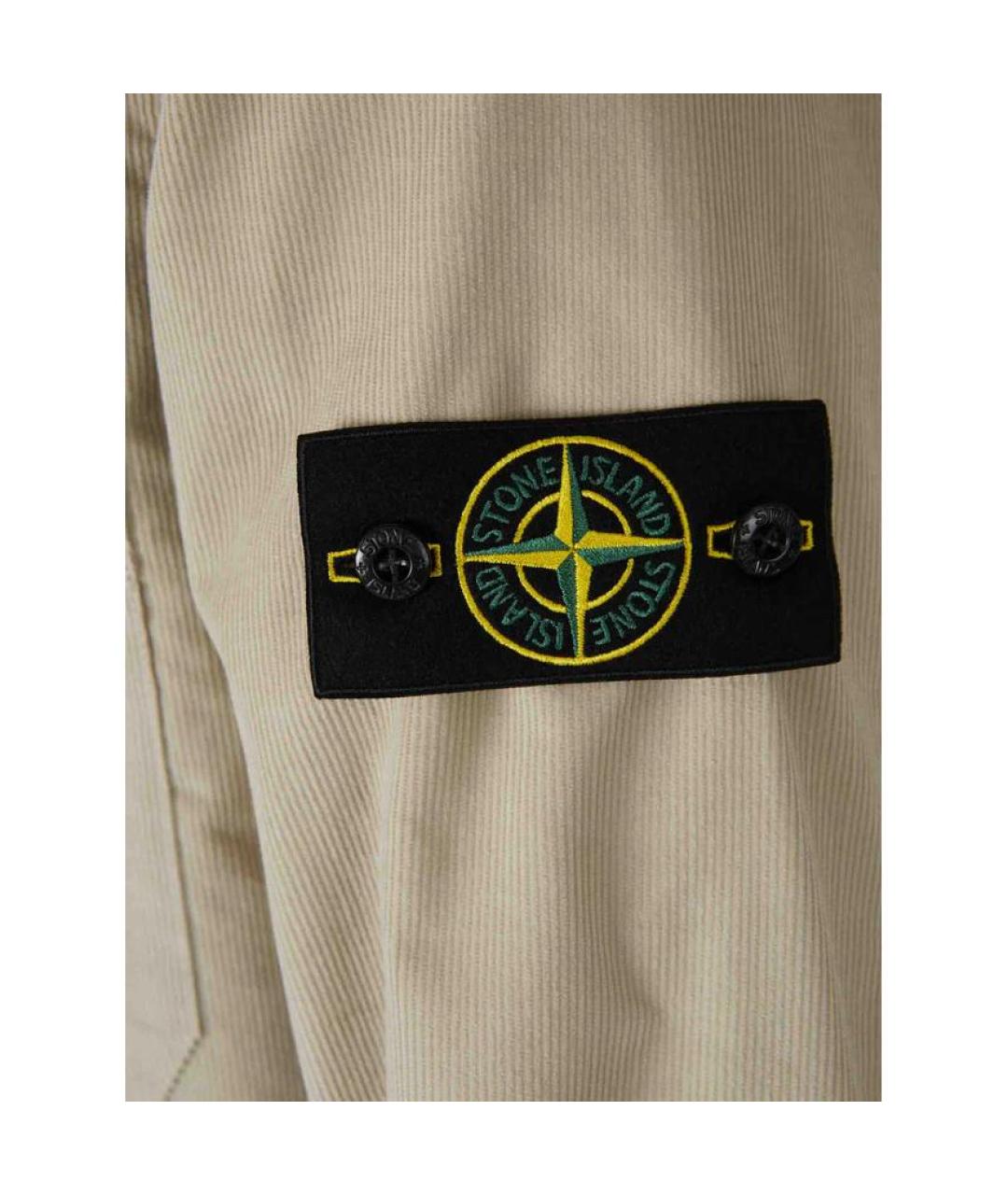 STONE ISLAND Коричневая классическая рубашка, фото 5