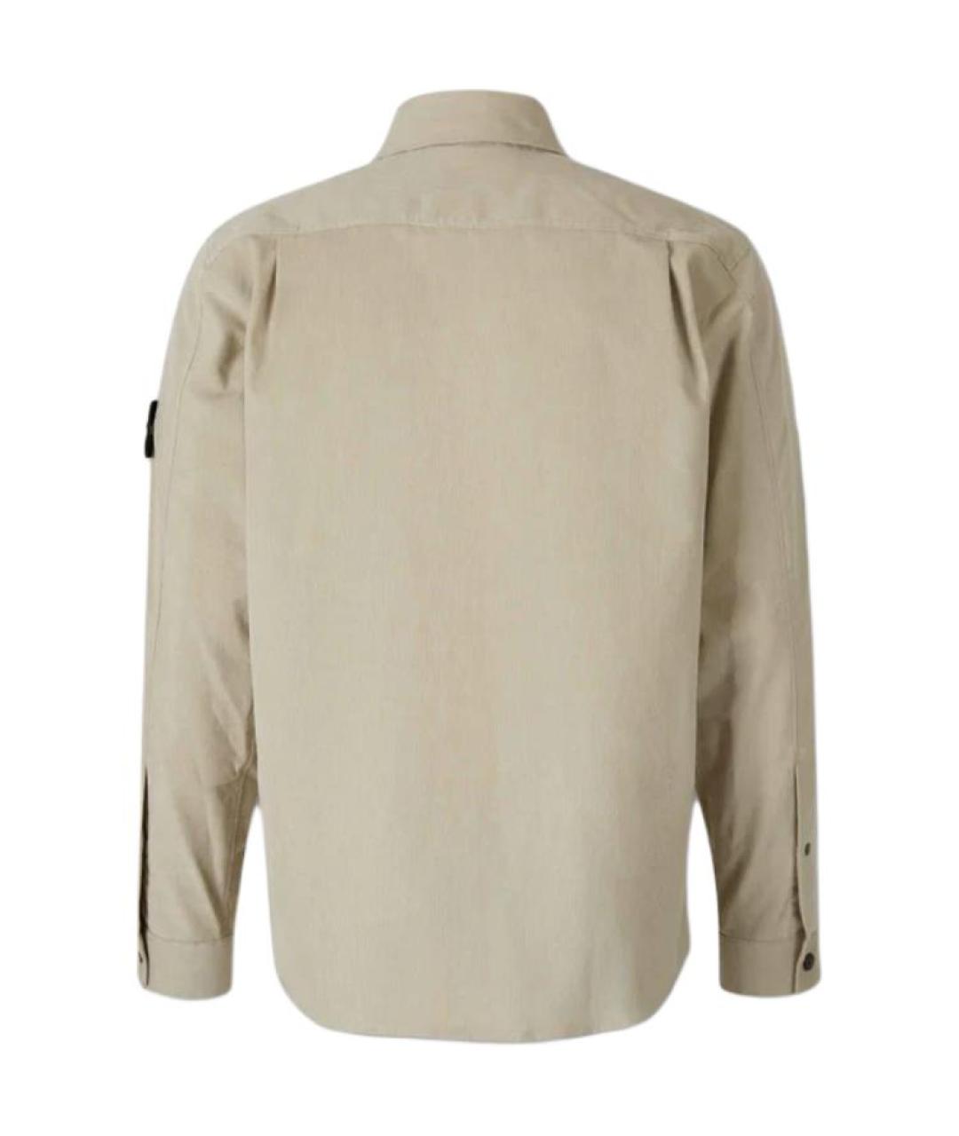 STONE ISLAND Коричневая классическая рубашка, фото 2