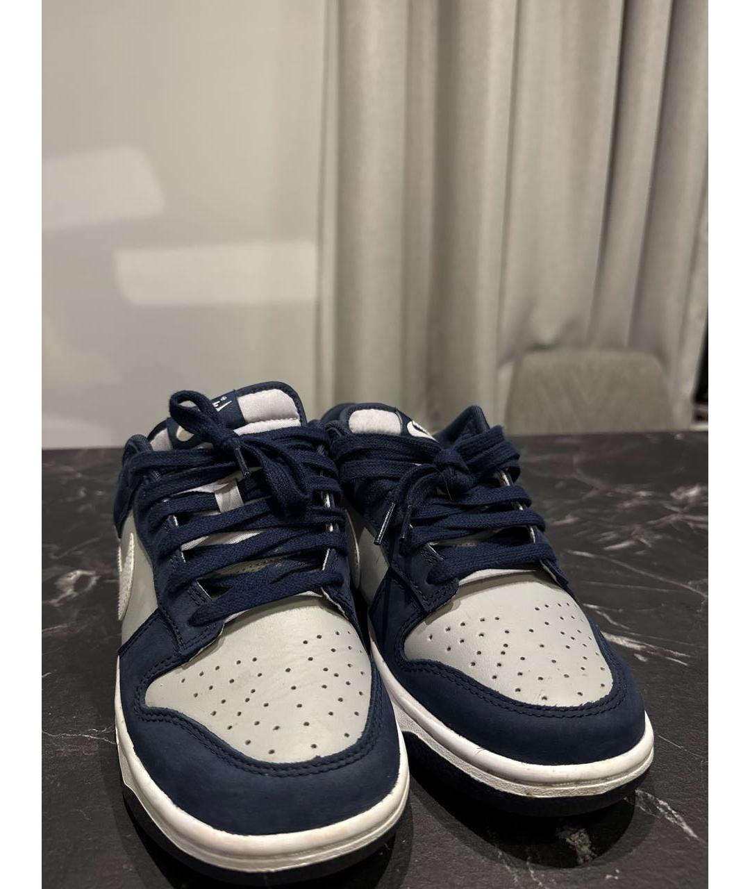 NIKE Темно-синие низкие кроссовки / кеды, фото 2
