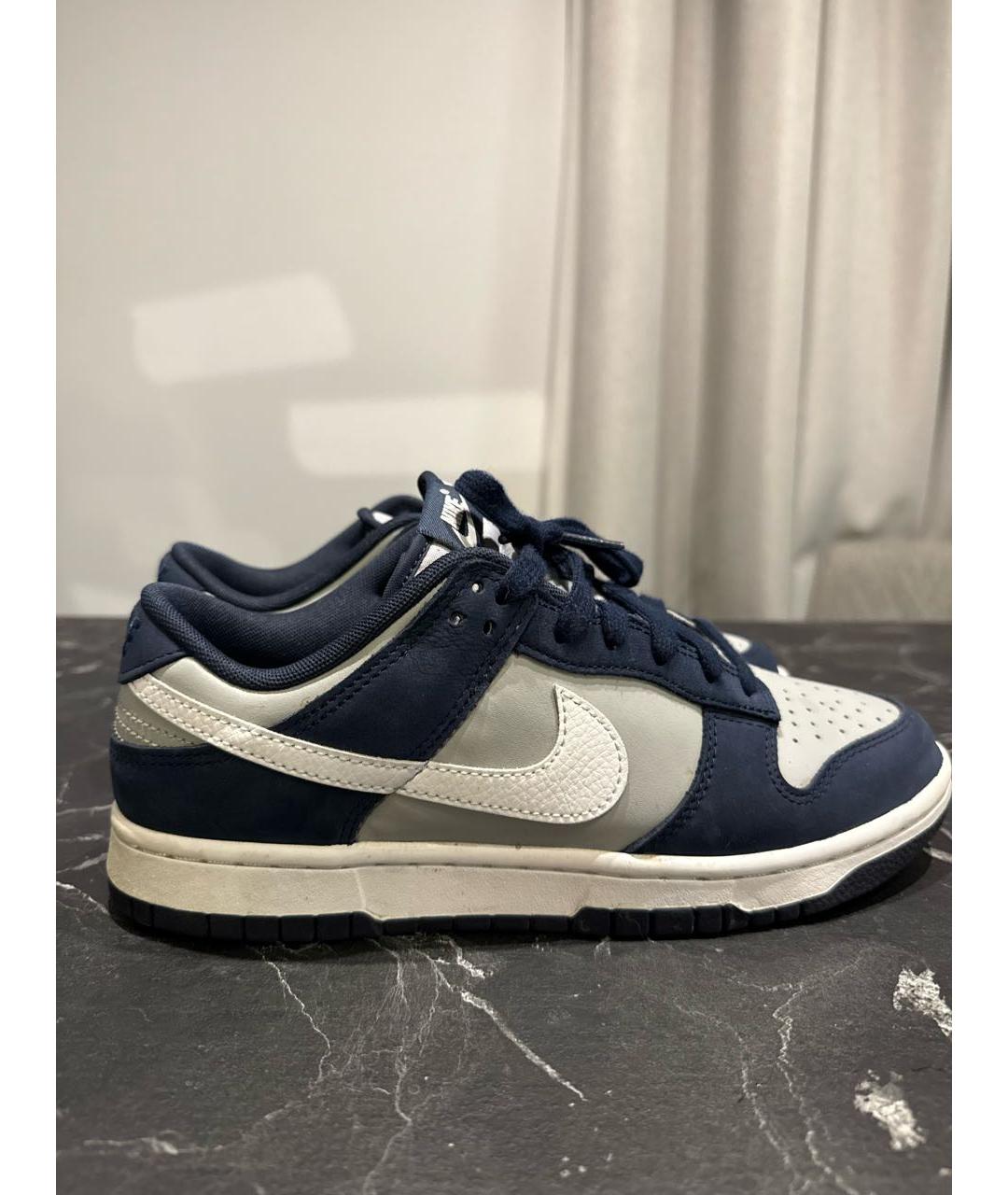 NIKE Темно-синие низкие кроссовки / кеды, фото 5