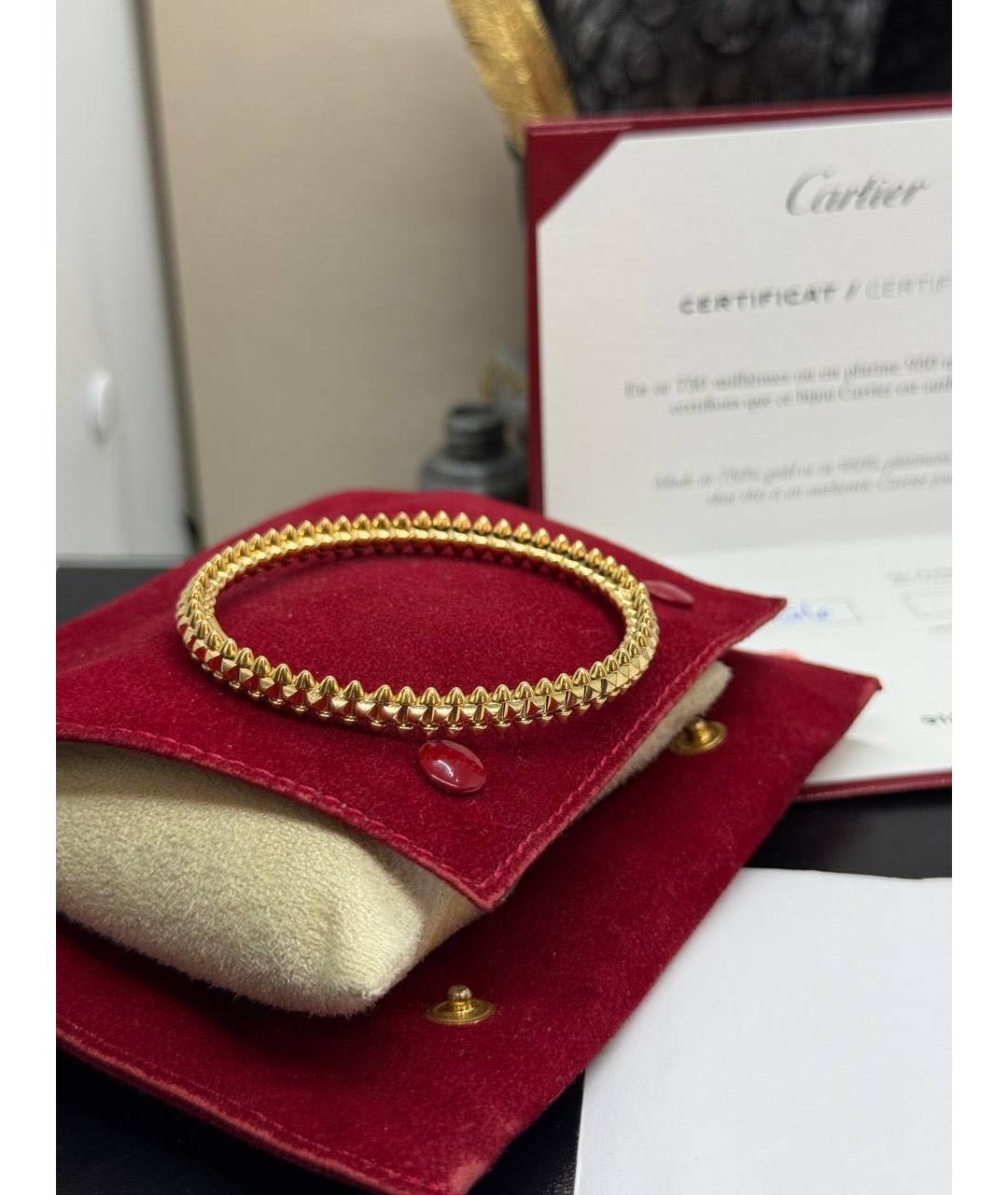 CARTIER Золотой браслет из желтого золота, фото 3