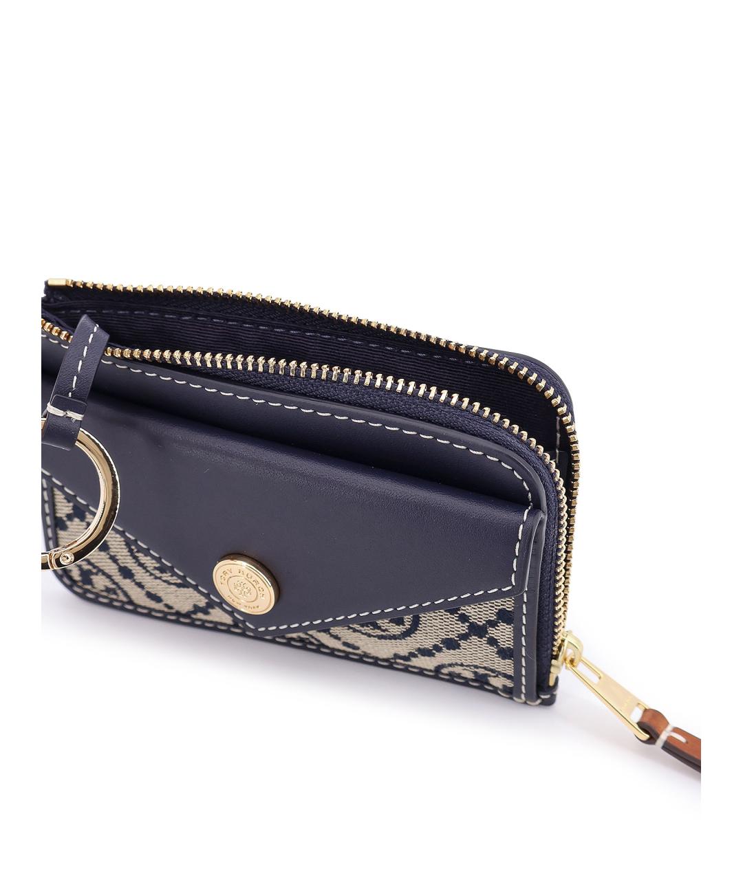TORY BURCH Синий кошелек, фото 3