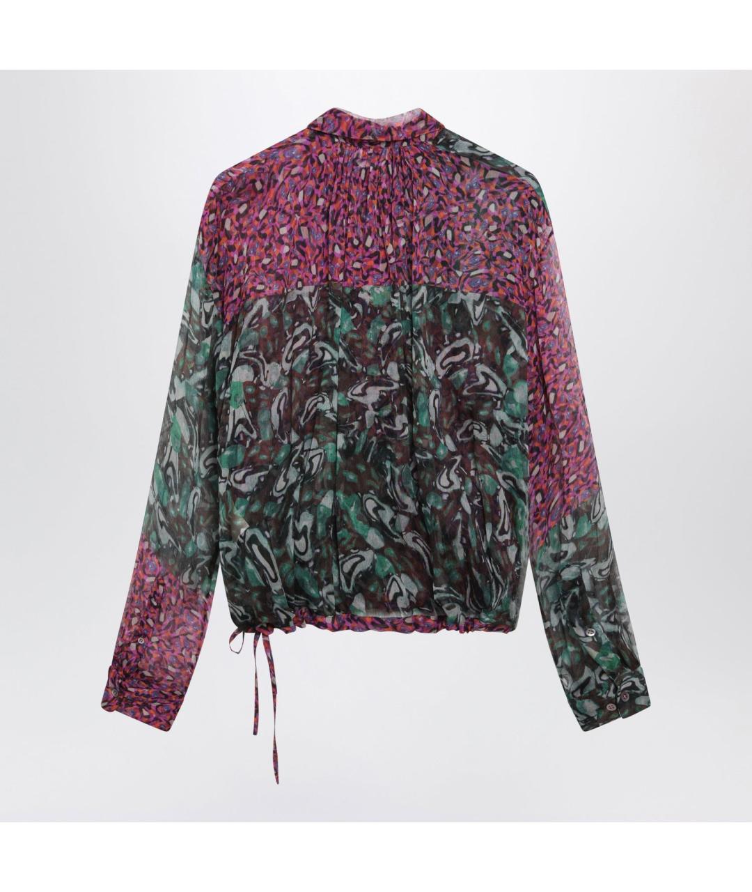 DRIES VAN NOTEN Мульти шелковая рубашка, фото 2