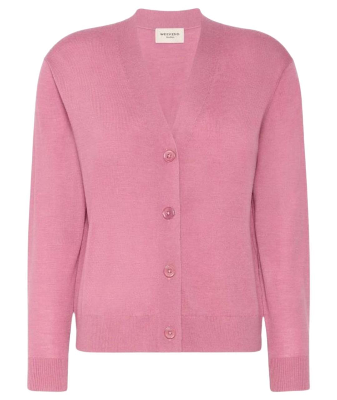 WEEKEND MAX MARA Бордовый кашемировый кардиган, фото 1
