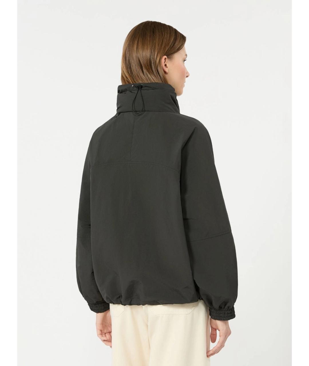 WEEKEND MAX MARA Черная полиэстеровая куртка, фото 2