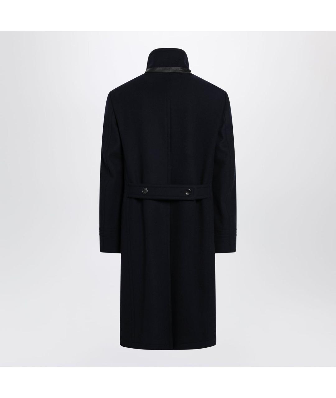 TOM FORD Темно-синее шерстяное пальто, фото 2
