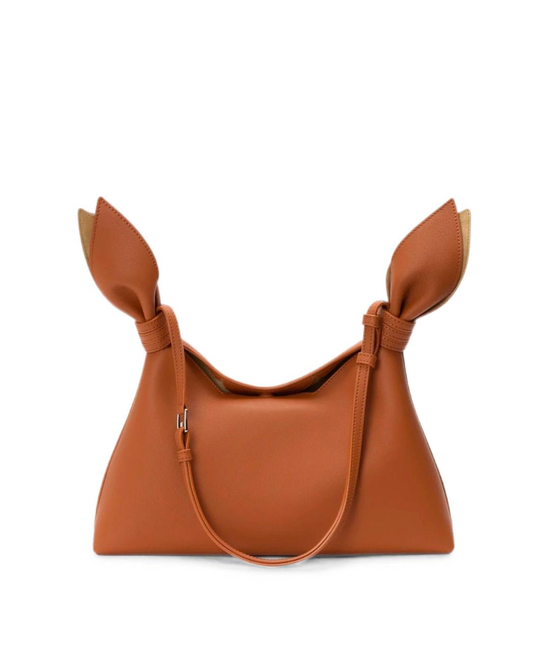 LOEWE Коричневая кожаная сумка через плечо, фото 4