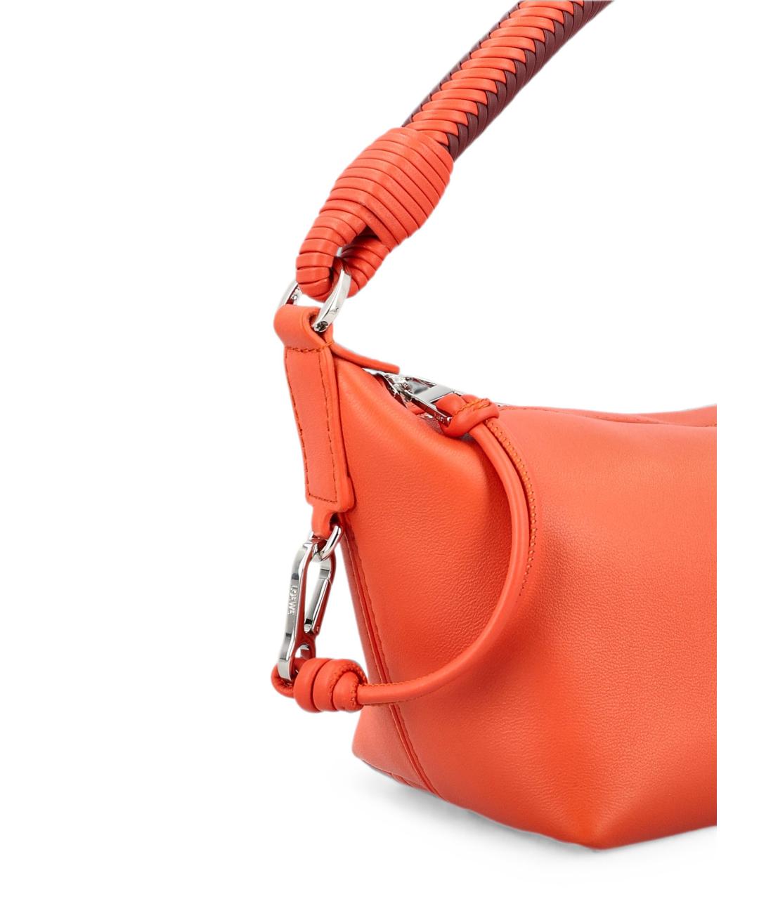 LOEWE Оранжевая кожаная сумка через плечо, фото 3
