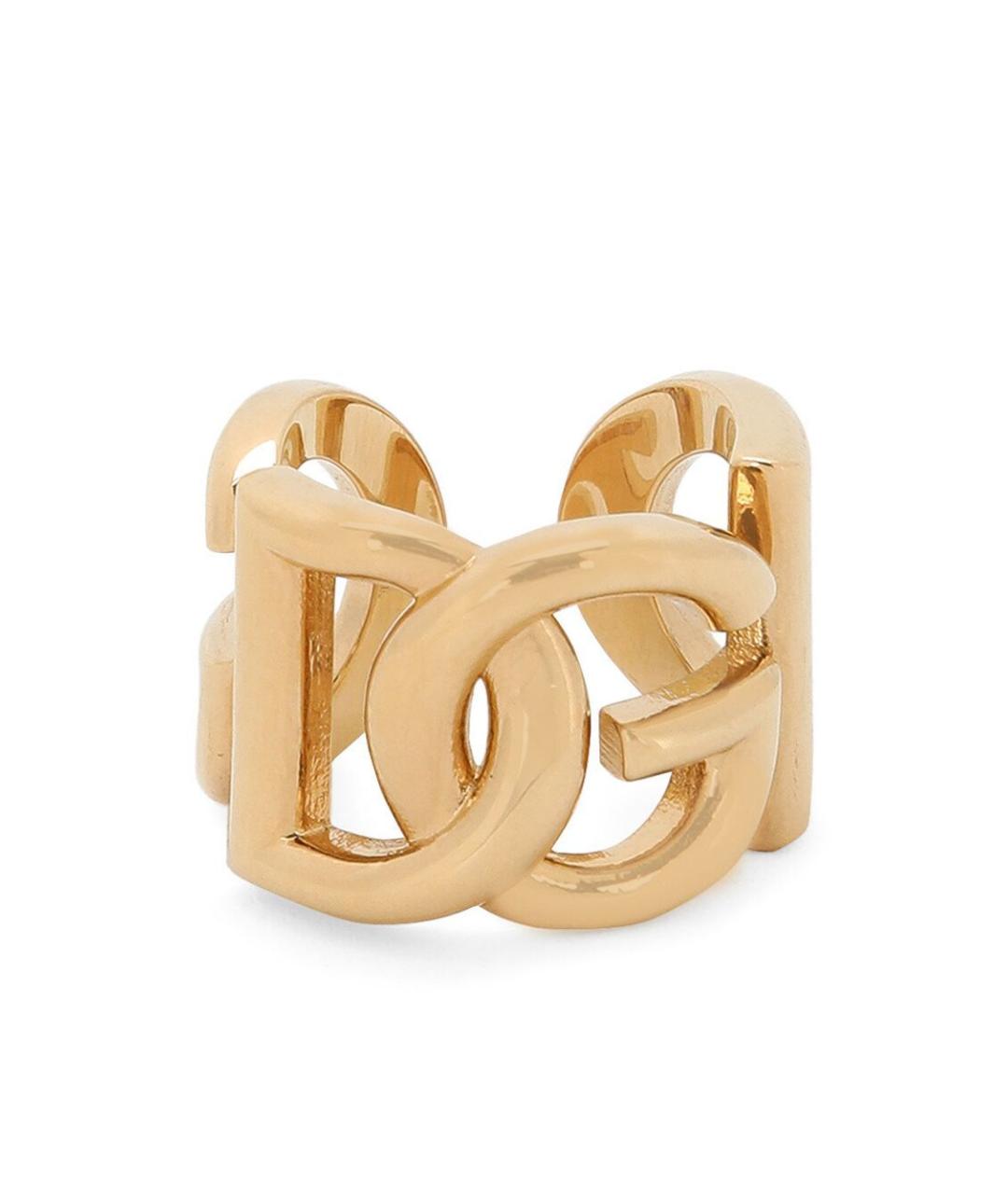 DOLCE&GABBANA Золотое металлическое кольцо, фото 5