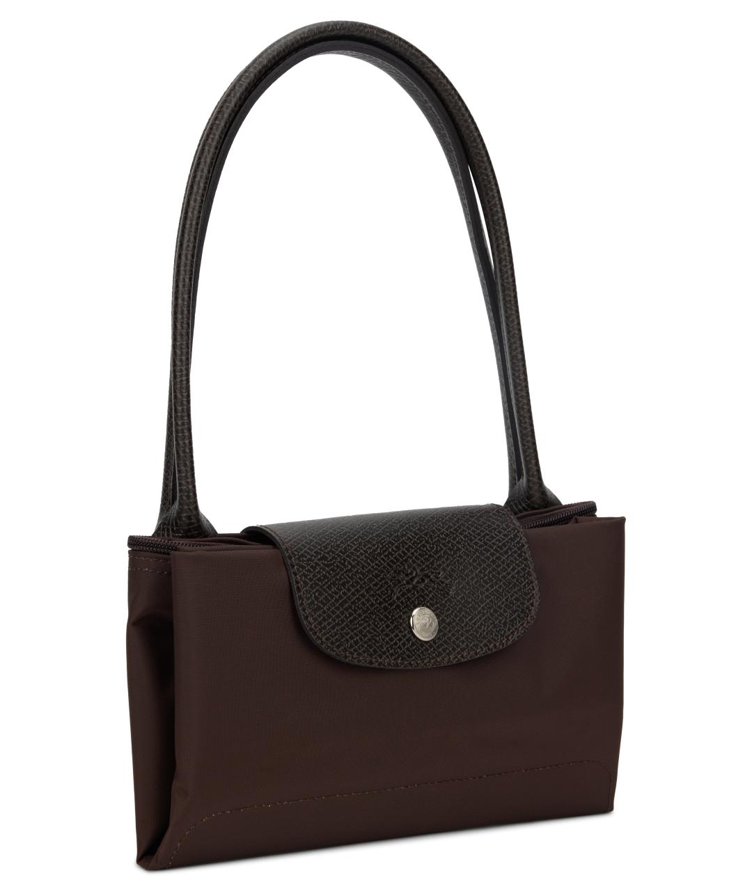 LONGCHAMP Коричневая нейлоновая сумка тоут, фото 2