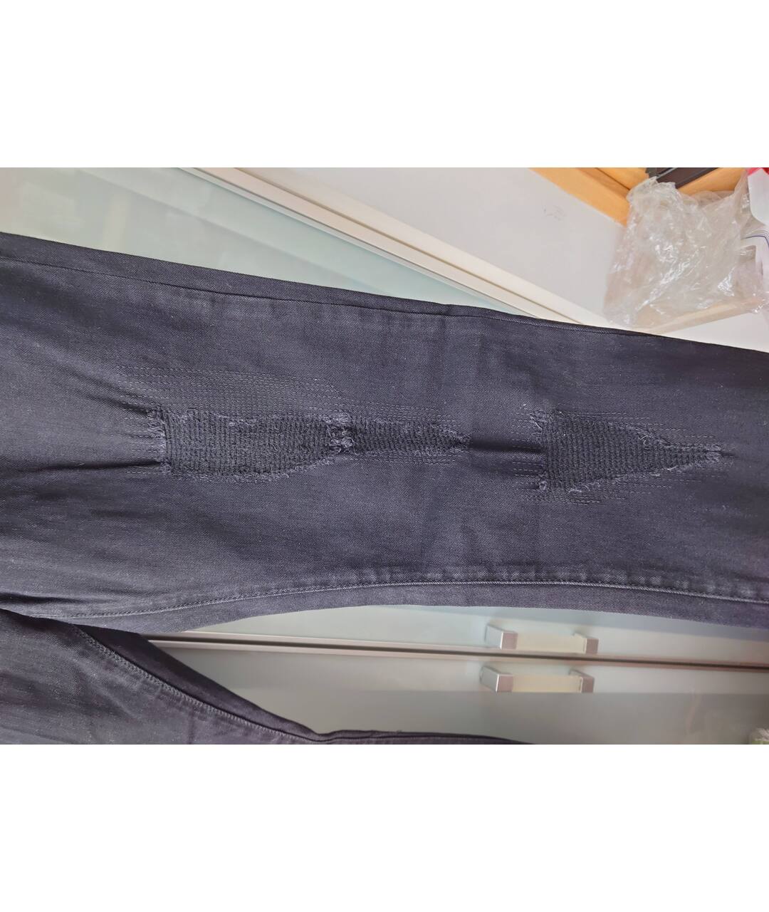 ARMANI EXCHANGE Черные хлопко-эластановые джинсы скинни, фото 4