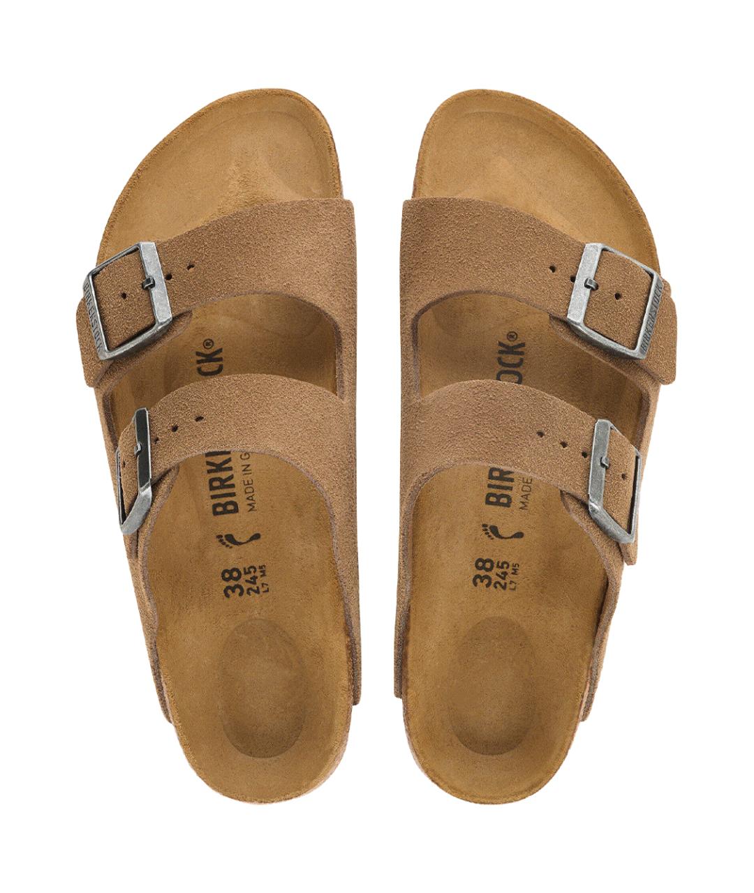 BIRKENSTOCK Зеленые замшевые сандалии, фото 2