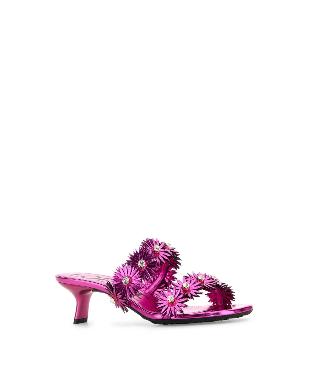 LOEWE Розовые кожаные мюли, фото 2