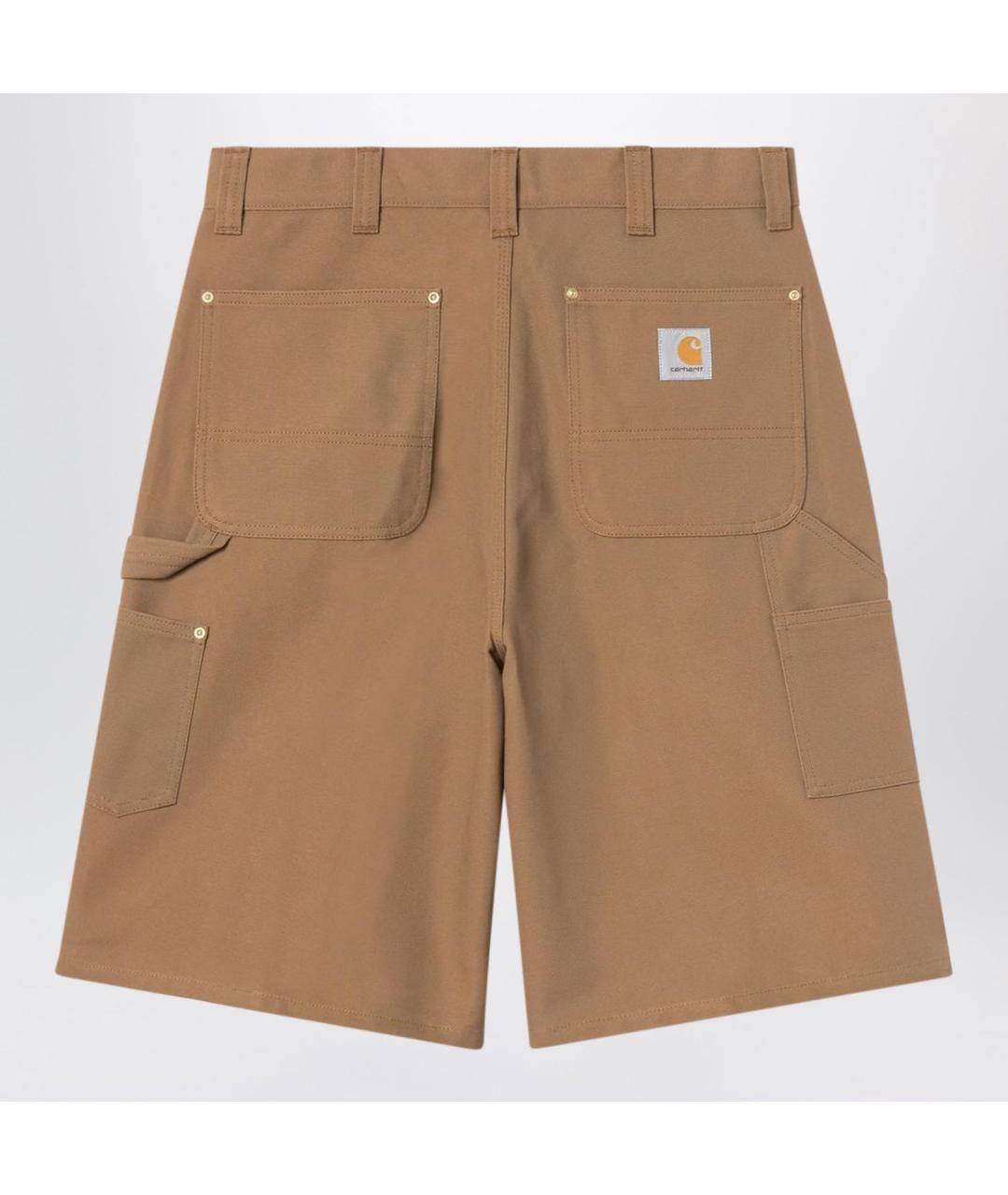CARHARTT WIP Коричневые хлопковые шорты, фото 2