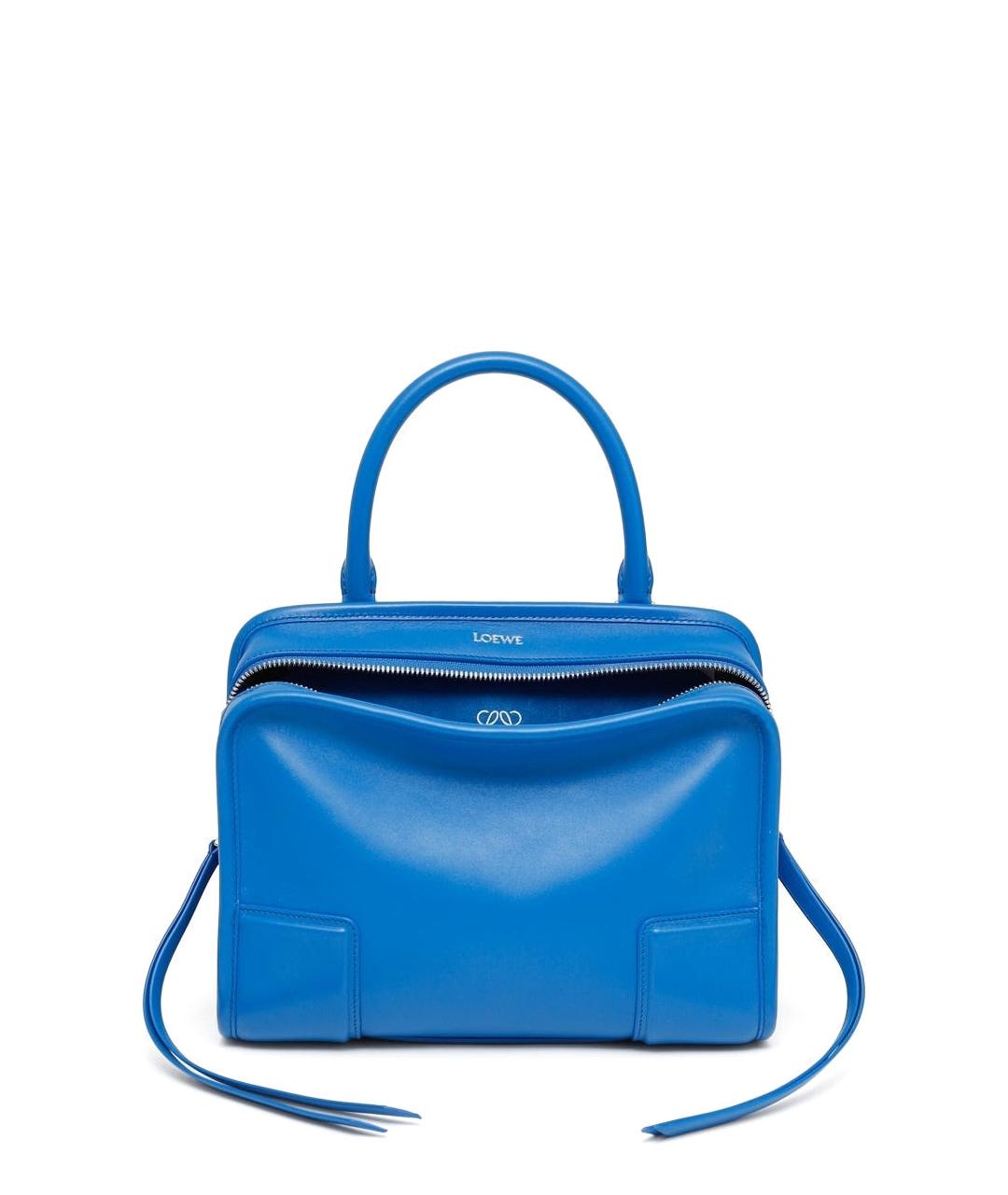 LOEWE Голубая кожаная сумка тоут, фото 1